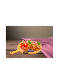 Load image into Gallery viewer, Customizable Bamboo Pizza Tray with Handle My Store Customizable Bamboo Pizza Tray with Handle
