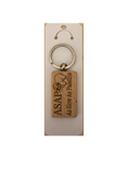 Load image into Gallery viewer, Personalized Wood keychain, Laser Engraved, Gift for Birthday, Gift for special Occasion, Gift for Him, Gift for Her. My Store Personalized Wood keychain, Laser Engraved, Gift for Birthday, Gift for special Occasion, Gift for Him, Gift for Her.