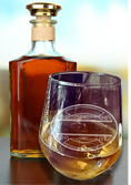 Load image into Gallery viewer, Personalised Squared Bowl Whiskey Glass Krevana Personalised Squared Bowl Whiskey Glass