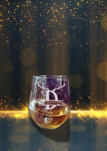 Load image into Gallery viewer, Personalised Squared Bowl Whiskey Glass Krevana Personalised Squared Bowl Whiskey Glass