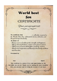 Load image into Gallery viewer, World Best Certificate, Mother's Day gift, Birthday Gift, Father Day Gift, Funny Certificate, My Store World Best Certificate, Mother's Day gift, Birthday Gift, Father Day Gift, Funny Certificate,
