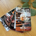 Load image into Gallery viewer, Coffee Recipe Card Set – 4 Unique Recipes: Latte, Irish Coffee, Coffee Cocktail & Alcohol-Free Mix. Krevana Coffee Recipe Card Set – 4 Unique Recipes: Latte, Irish Coffee, Coffee Cocktail & Alcohol-Free Mix.