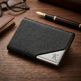 Load image into Gallery viewer, Personalized Business Card Holder, Laser Engraved Stainless Steel PU Leather Card Holder, Gift for Business man or Woman. My Store Personalized Business Card Holder, Laser Engraved Stainless Steel PU Leather Card Holder, Gift for Business man or Woman.