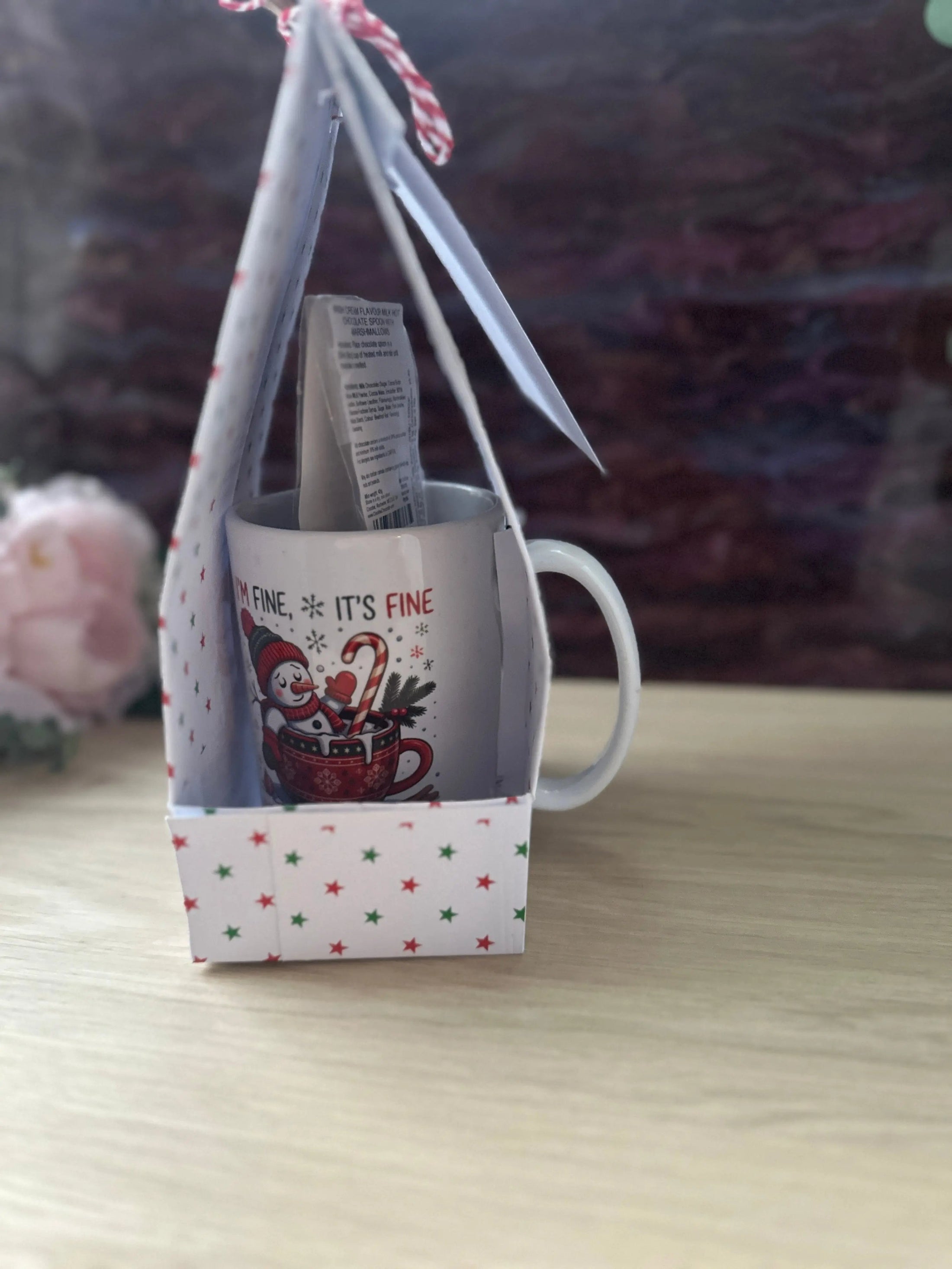 Hot Chocolate Gift Set – Funny Christmas Mug, Irish Cream Flavour Stirring Spoon & Personalised Santa Card | Perfect Festive Gift Krevana Hot Chocolate Gift Set – Funny Christmas Mug, Irish Cream Flavour Stirring Spoon & Personalised Santa Card | Perfect Festive Gift