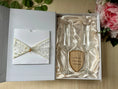 Load image into Gallery viewer, Personalised Anniversary Gift Box – Champagne Glass Set Krevana Personalised Anniversary Gift Box – Champagne Glass Set
