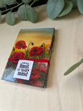 Load image into Gallery viewer, Poppy Art Notepad Holder | Motivational Quote, Refillable Notepad, Pen Set UK Krevana Poppy Art Notepad Holder | Motivational Quote, Refillable Notepad, Pen Set UK