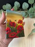 Load image into Gallery viewer, Poppy Art Notepad Holder | Motivational Quote, Refillable Notepad, Pen Set UK Krevana Poppy Art Notepad Holder | Motivational Quote, Refillable Notepad, Pen Set UK