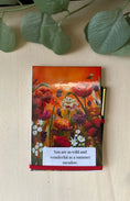 Load image into Gallery viewer, Wildflower Meadow Notepad Holder with Pen | Original Artwork Gift UK Krevana Wildflower Meadow Notepad Holder with Pen | Original Artwork Gift UK