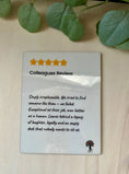 Load image into Gallery viewer, Funny Review Sign, Colleague Leaving Gift Krevana Funny Review Sign, Colleague Leaving Gift
