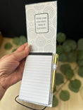 Load image into Gallery viewer, Bitlas Art Bitcoin Notepad Holder Krevana Bitlas Art Bitcoin Notepad Holder