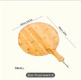 Load image into Gallery viewer, Customizable Bamboo Pizza Tray with Handle My Store Customizable Bamboo Pizza Tray with Handle