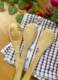 Load image into Gallery viewer, Personalized Wooden Spoon with Your Face – Funny Custom Engraved Portrait Spoon – Unique Gift for Friends & Family, Gag Gift, Birthday or Christmas Fun Krevana Personalized Wooden Spoon with Your Face – Funny Custom Engraved Portrait Spoon – Unique Gift for Friends & Family, Gag Gift, Birthday or Christmas Fun