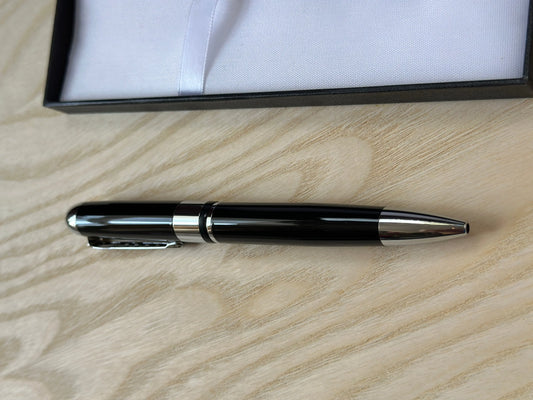 Luxury Black Ballpoint Pen – Sleek Metal Writing Pen for Office, Business & Gift Krevana Luxury Black Ballpoint Pen – Sleek Metal Writing Pen for Office, Business & Gift