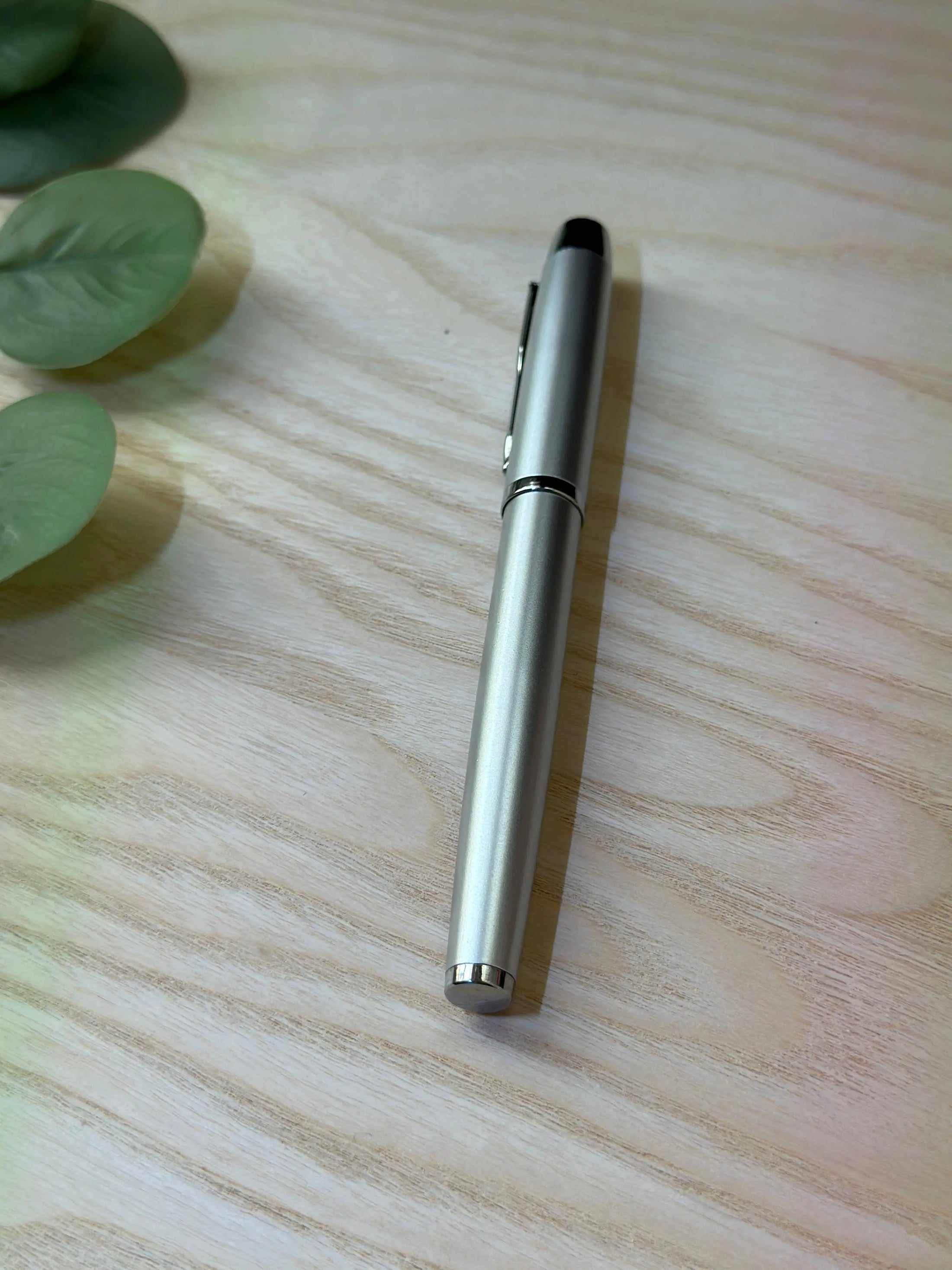 Personalized Silver Ballpoint Pen – Custom Engraved Name Pen with Gift Box Krevana Personalized Silver Ballpoint Pen – Custom Engraved Name Pen with Gift Box