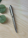 Load image into Gallery viewer, Personalized Silver Ballpoint Pen – Custom Engraved Luxury Writing Instrument with Gift Box Krevana Personalized Silver Ballpoint Pen – Custom Engraved Luxury Writing Instrument with Gift Box