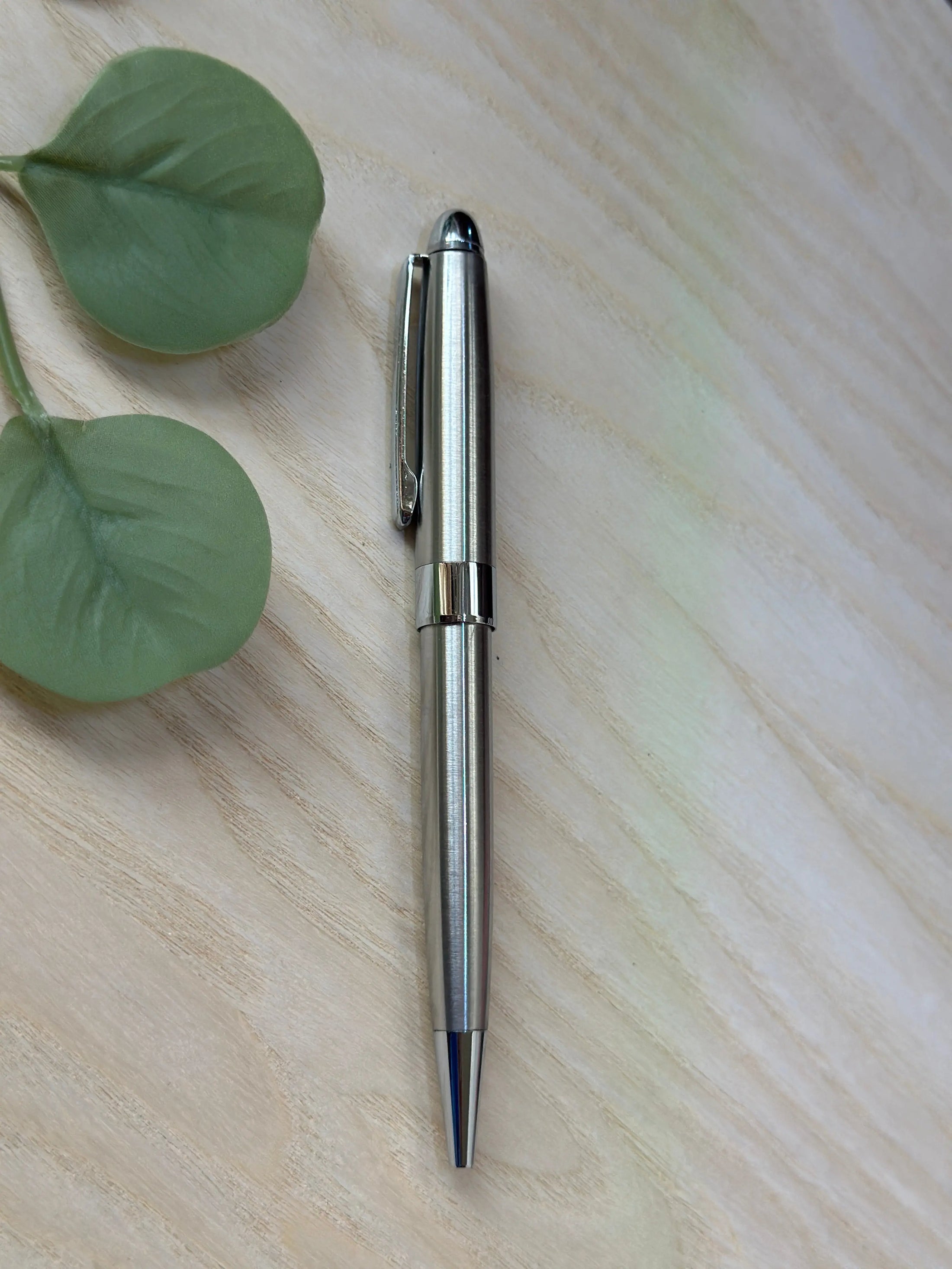 Personalized Silver Ballpoint Pen – Custom Engraved Luxury Writing Instrument with Gift Box Krevana Personalized Silver Ballpoint Pen – Custom Engraved Luxury Writing Instrument with Gift Box