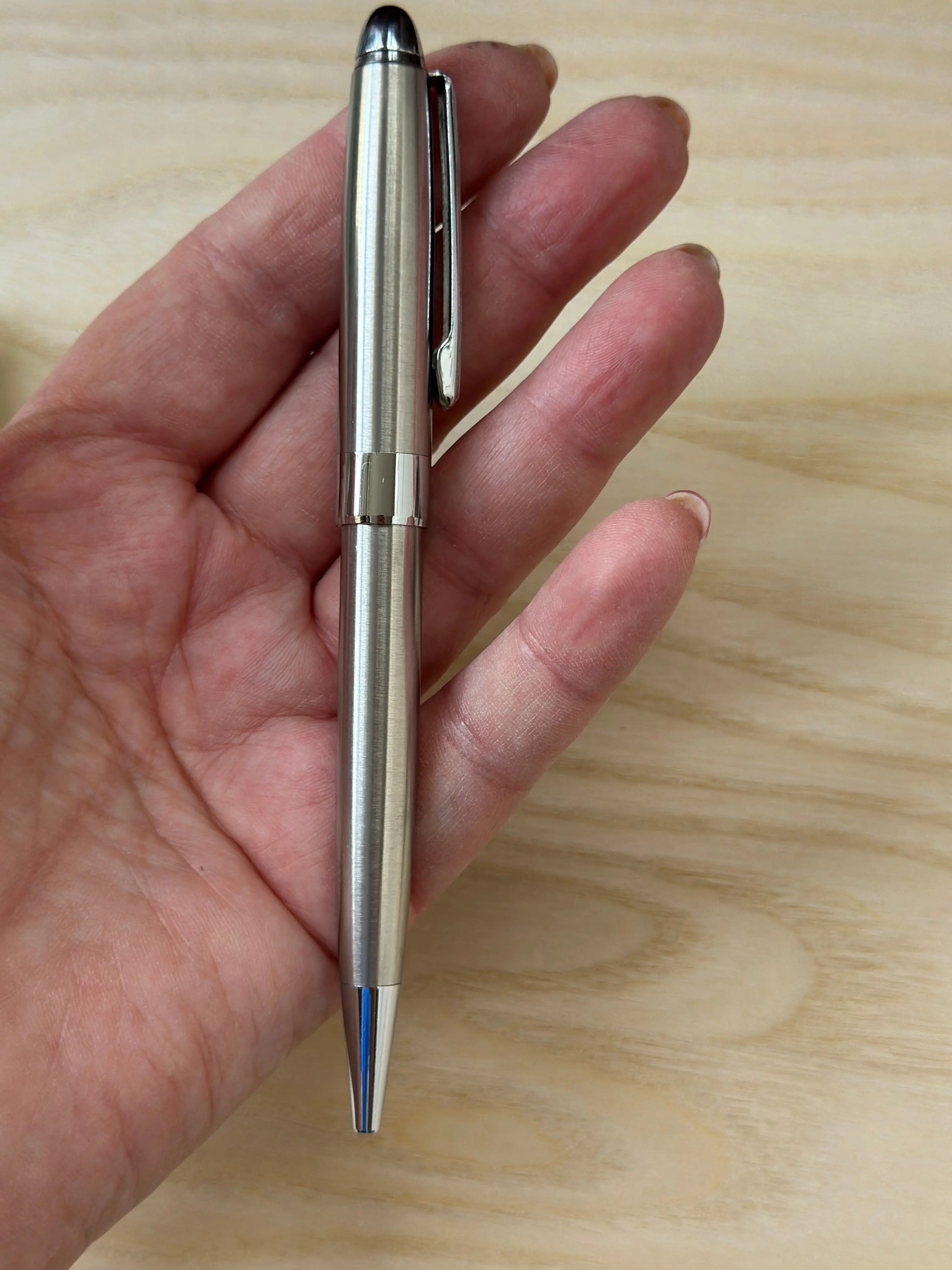 Personalized Silver Ballpoint Pen – Custom Engraved Luxury Writing Instrument with Gift Box Krevana Personalized Silver Ballpoint Pen – Custom Engraved Luxury Writing Instrument with Gift Box