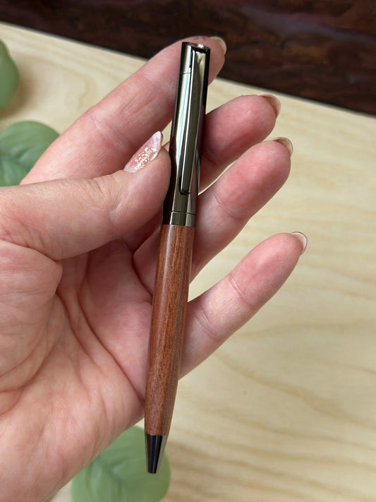 Personalized Wood & Stainless Steel Ballpoint Pen – Custom Engraved Dark or Light Wood Finish Krevana Personalized Wood & Stainless Steel Ballpoint Pen – Custom Engraved Dark or Light Wood Finish