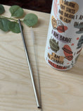 Load image into Gallery viewer, Teacher Affirmation Tumbler – Inspirational Stainless Steel Travel Cup with Daily Positive Quotes, Perfect Teacher Gift Krevana Teacher Affirmation Tumbler – Inspirational Stainless Steel Travel Cup with Daily Positive Quotes, Perfect Teacher Gift