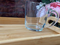 Load image into Gallery viewer, Personalised Glass Mug – Custom Laser Engraved Coffee or Tea Cup with Name, Monogram or Message Krevana Personalised Glass Mug – Custom Laser Engraved Coffee or Tea Cup with Name, Monogram or Message