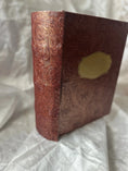 Load image into Gallery viewer, Personalised Large Book Box – Unique Custom Storage Box with Silk Interior ot velvet. Vintage Paper Edges, Fits Tumblers, Glasses & Keepsakes Krevana Personalised Large Book Box – Unique Custom Storage Box with Silk Interior ot velvet. Vintage Paper Edges, Fits Tumblers, Glasses & Keepsakes