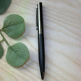 Load image into Gallery viewer, Personalized Wood & Stainless Steel Ballpoint Pen – Custom Engraved Dark or Light Wood Finish Krevana Personalized Wood & Stainless Steel Ballpoint Pen – Custom Engraved Dark or Light Wood Finish