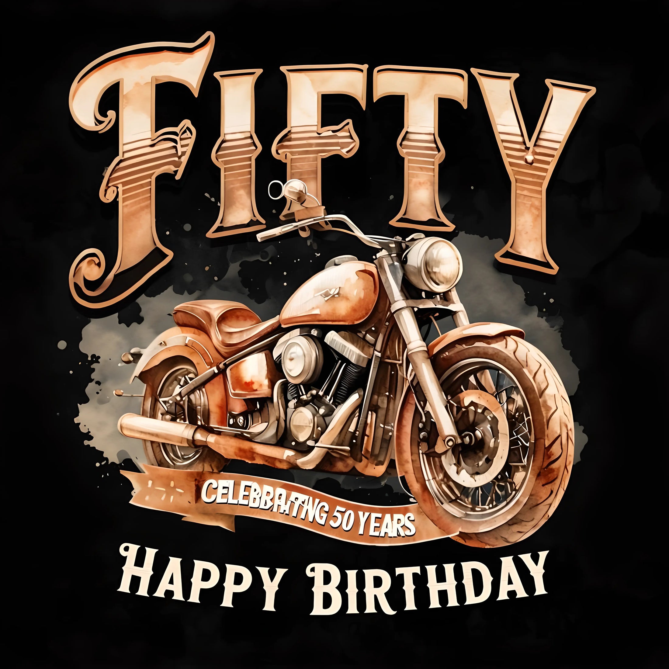 50th Birthday Motorbike Greeting Card – 15x15 cm Cardstock | Biker-Themed Milestone Card (Copy) Krevana 50th Birthday Motorbike Greeting Card – 15x15 cm Cardstock | Biker-Themed Milestone Card (Copy)