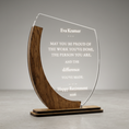 Load image into Gallery viewer, Personalised Employee Recognition Award – Acrylic & Wood Retirement, Long Service & Achievement Award