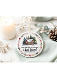 Load image into Gallery viewer, Personalised Christmas Ornament – Best Friend Gift with Card & Gift Box | Add Name or Custom Design Krevana Personalised Christmas Ornament – Best Friend Gift with Card & Gift Box | Add Name or Custom Design