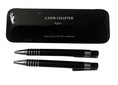 Load image into Gallery viewer, Personalised Pen and Pencil Set with Engraved Metal Case