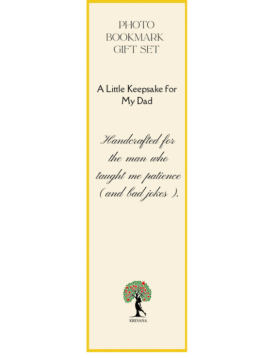Personalised Photo Bookmark Gift | Custom Bookmark in Gift Box | Meaningful Keepsake for Friends, Family, or Colleagues Krevana Personalised Photo Bookmark Gift | Custom Bookmark in Gift Box | Meaningful Keepsake for Friends, Family, or Colleagues