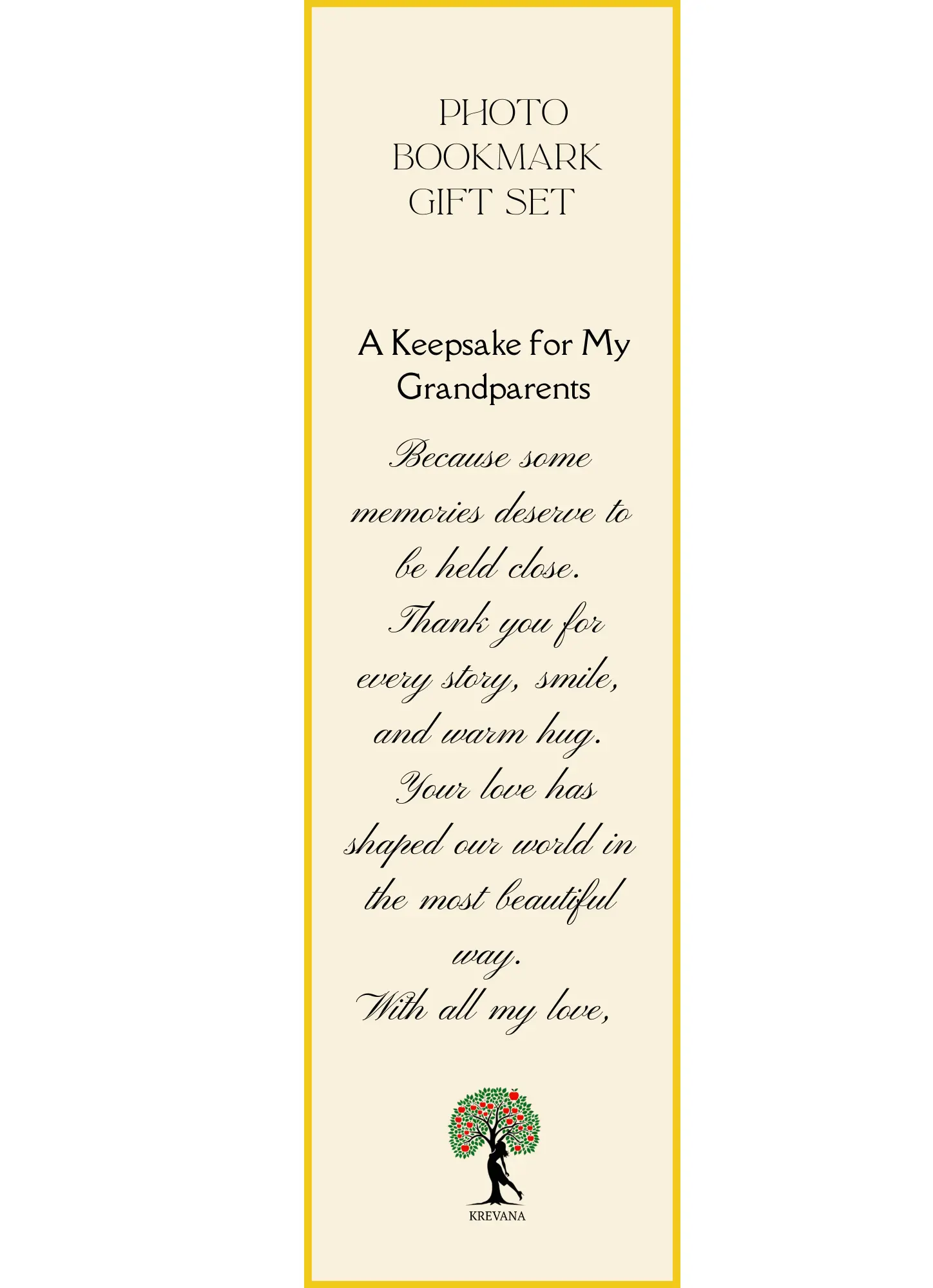 Personalised Photo Bookmark Gift | Custom Bookmark in Gift Box | Meaningful Keepsake for Friends, Family, or Colleagues Krevana Personalised Photo Bookmark Gift | Custom Bookmark in Gift Box | Meaningful Keepsake for Friends, Family, or Colleagues