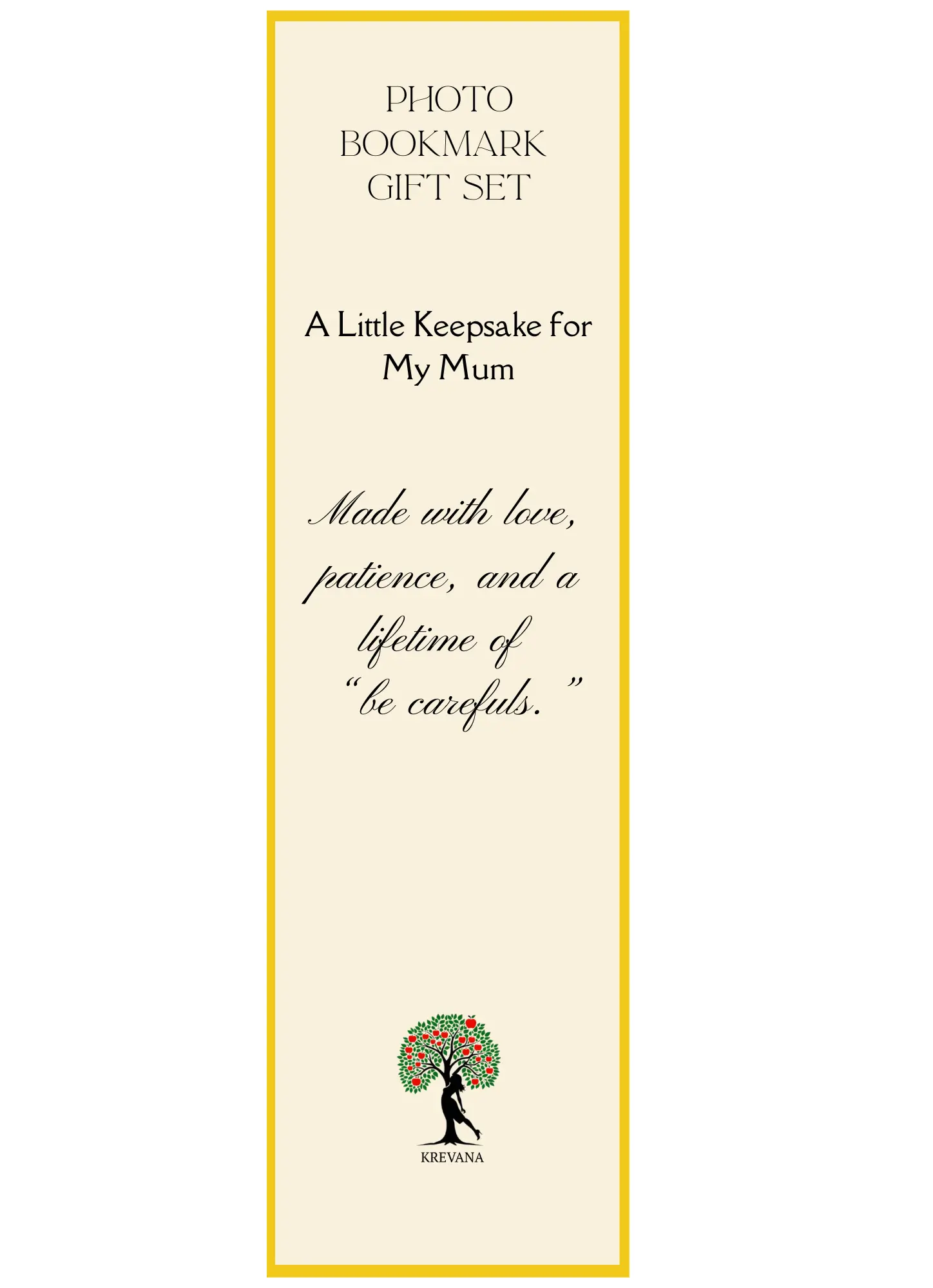 Personalised Photo Bookmark Gift | Custom Bookmark in Gift Box | Meaningful Keepsake for Friends, Family, or Colleagues Krevana Personalised Photo Bookmark Gift | Custom Bookmark in Gift Box | Meaningful Keepsake for Friends, Family, or Colleagues