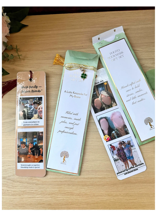 Personalised Photo Bookmark Gift | Custom Bookmark in Gift Box | Meaningful Keepsake for Friends, Family, or Colleagues Krevana Personalised Photo Bookmark Gift | Custom Bookmark in Gift Box | Meaningful Keepsake for Friends, Family, or Colleagues