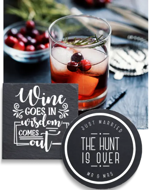 Personalised Slate Coaste, Gift for Her, Gift for Him, Krevana Personalised Slate Coaste, Gift for Her, Gift for Him,