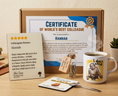 Load image into Gallery viewer, Funny Leaving Gift Box for Colleague | Personalised World's Best Colleague Set