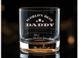 Load image into Gallery viewer, Personalised Father's Day Whisky Tumbler Glass, Engraved Krevana Personalised Father's Day Whisky Tumbler Glass, Engraved