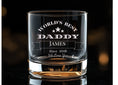 Load image into Gallery viewer, Personalised Father's Day Whisky Tumbler Glass, Engraved Krevana Personalised Father's Day Whisky Tumbler Glass, Engraved