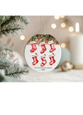 Load image into Gallery viewer, Personalised Ornament – Our First Christmas Together | Gift Box & Card | Add 1–6 Names or Custom Design Krevana Personalised Ornament – Our First Christmas Together | Gift Box & Card | Add 1–6 Names or Custom Design