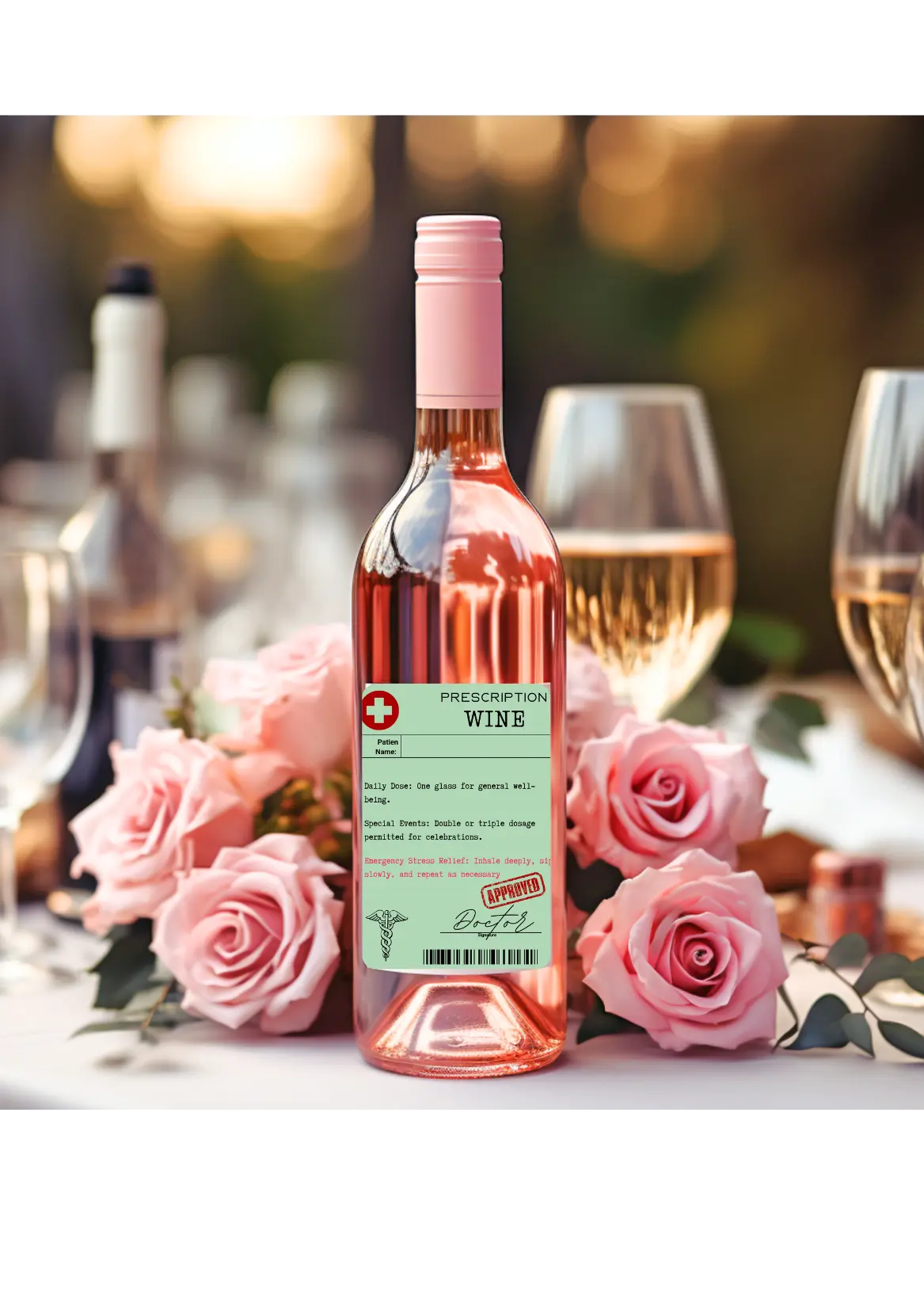 Funny Bottle Label – 3.5x5” Waterproof Self-Adhesive with Gold Frame – Hilarious Gift for Wine, Whiskey & Beer Lovers. Krevana Funny Bottle Label – 3.5x5” Waterproof Self-Adhesive with Gold Frame – Hilarious Gift for Wine, Whiskey & Beer Lovers.