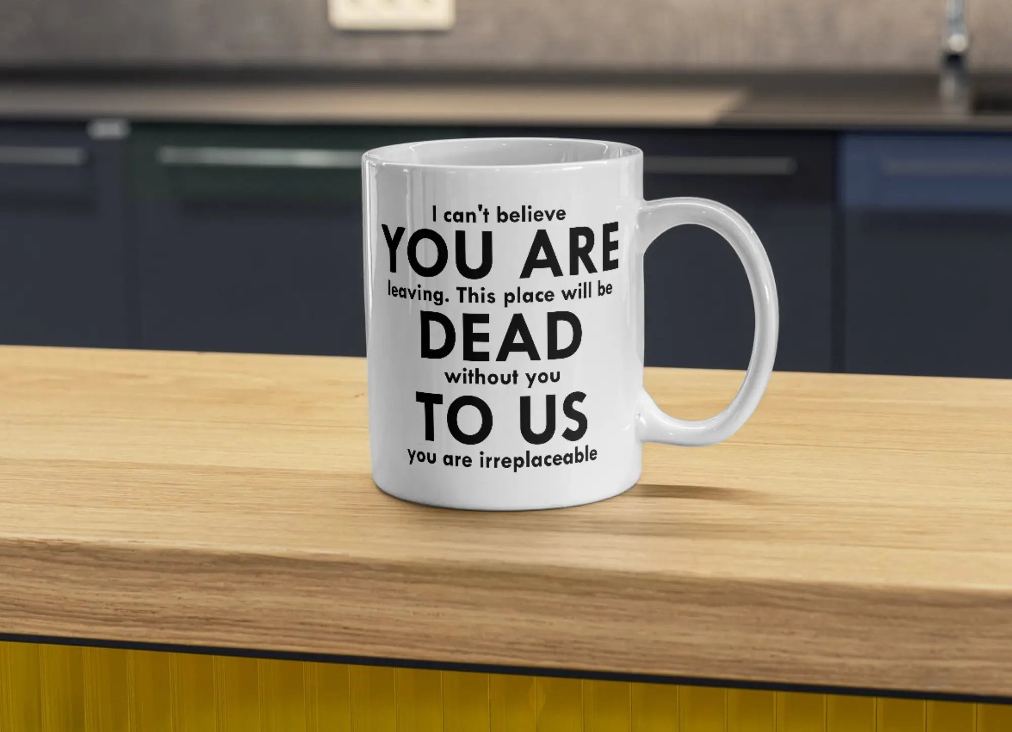 Funny Leaving Gift Mug – “You Are Dead to Us” | Farewell Gift for Coworker | Office Humour Goodbye Mug Krevana Funny Leaving Gift Mug – “You Are Dead to Us” | Farewell Gift for Coworker | Office Humour Goodbye Mug