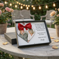 Load image into Gallery viewer, Personalised Wedding Anniversary Gift | Custom Heart Photo Keepsake for Him & Her
