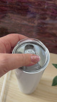 Load and play video in Gallery viewer, Personalised 20oz Tumbler – Custom Stainless Steel Travel Cup, Add Your Photo, Monogram or Any Image