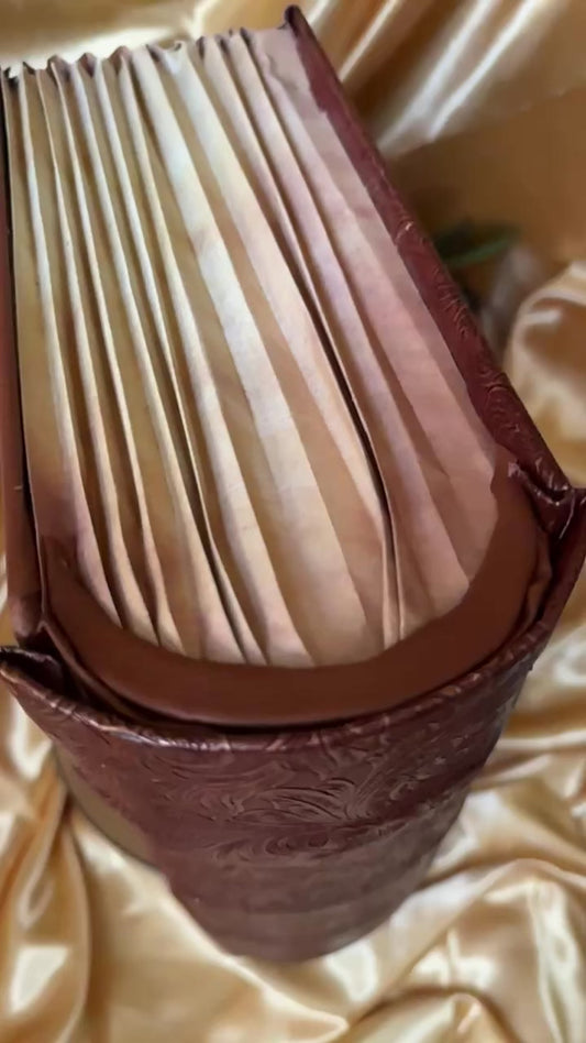 Personalised Large Book Box – Unique Custom Storage Box with Silk Interior or Velvet