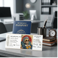 Load image into Gallery viewer, Personalised Retirement Passport & Boarding Pass Gift Set