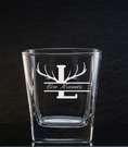 Load image into Gallery viewer, Personalised Monogram Whisky Glass β Engraved Initial Tumbler With Luxury Gift Box