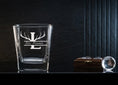 Load image into Gallery viewer, Personalised Monogram Whisky Glass — Engraved Initial Tumbler With Luxury Gift Box Krevana Personalised Monogram Whisky Glass — Engraved Initial Tumbler With Luxury Gift Box