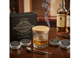 Load image into Gallery viewer, Personalised Whisky Smoker Kit | Engraved Smoking Lid | 4 Premium Wood Chips | Birthday Gift for Him | Krevana