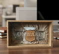 Load image into Gallery viewer, Personalised Wooden Whiskey Gift Set — Engraved Shadow Box with Two Glasses & Custom Plaque Krevana Personalised Wooden Whiskey Gift Set — Engraved Shadow Box with Two Glasses & Custom Plaque