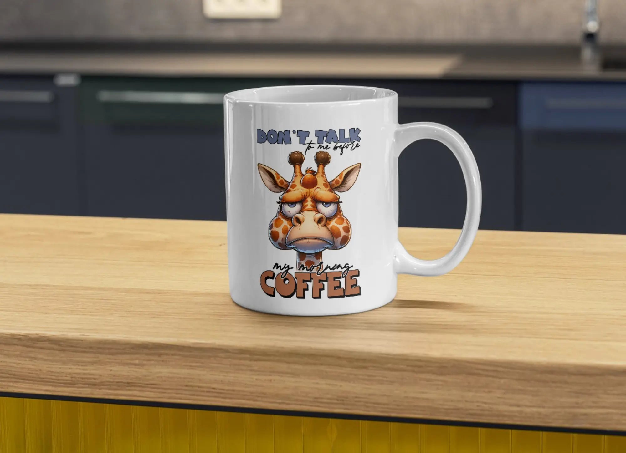 Funny Coffee Mug – “Don’t Talk to Me Before My Morning Coffee” | Grumpy Giraffe Design | Gift for Coffee Lovers (11oz / 15oz) Krevana Funny Coffee Mug – “Don’t Talk to Me Before My Morning Coffee” | Grumpy Giraffe Design | Gift for Coffee Lovers (11oz / 15oz)